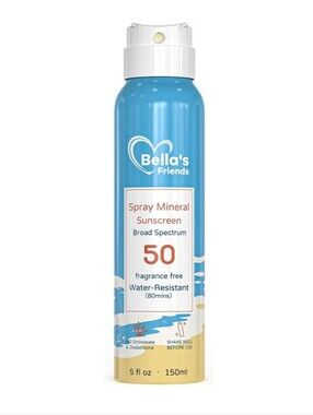 Bella's Friends Kids Mineral Sunscreen Spray SPF 50